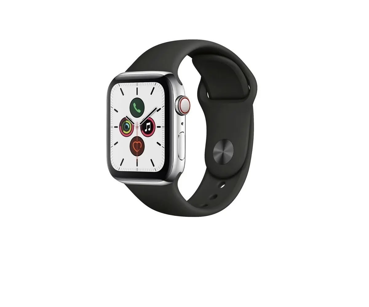 Apple Watch Series 5 (Cellular) 44mm Silver Stainless Steel - Premium