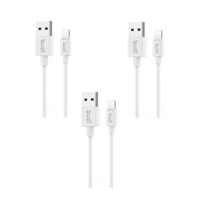 Budi Lightning cable for iPhone and iPad - 3 Pcs Cable only