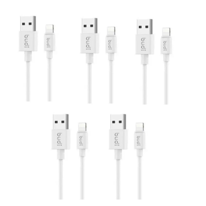 Budi Lightning cable for iPhone and iPad - 5 Pcs Cable only