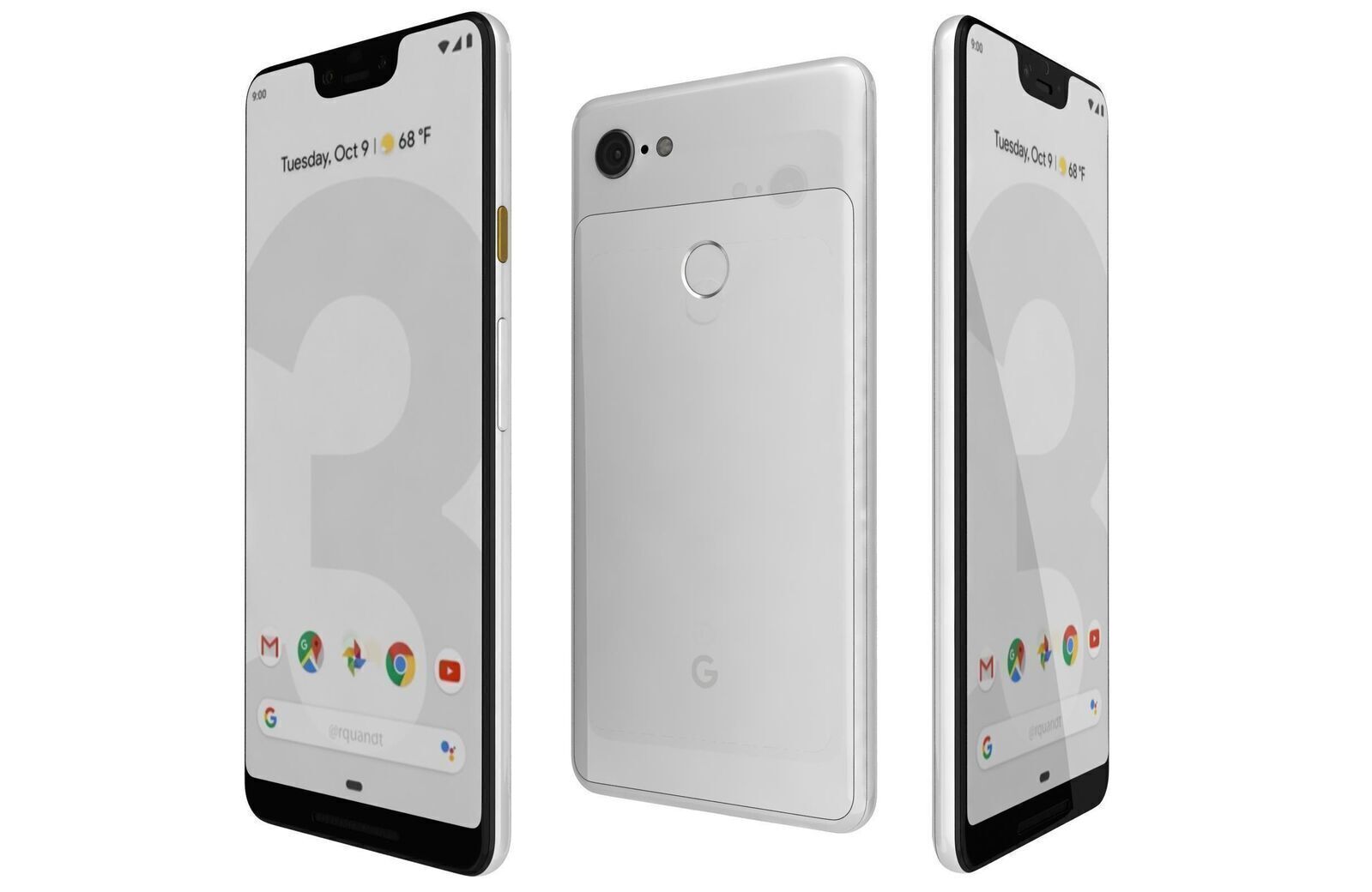 Google Pixel 3 XL 64GB - Clearly White - As New Condition (Refurbished)