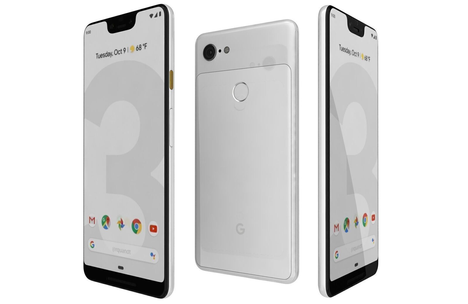 Google Pixel 3 XL 128GB - Clearly White - Premium Condition (Refurbished)