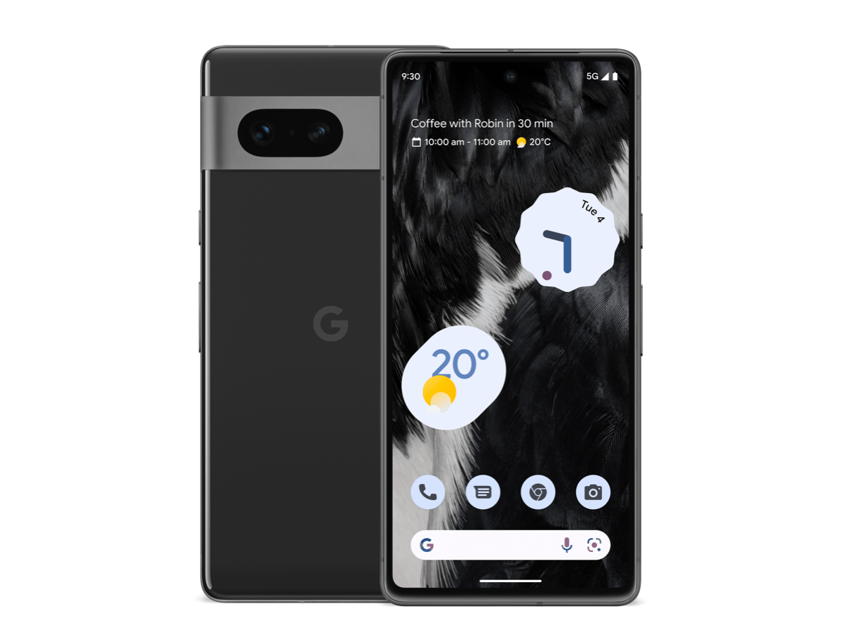 Google Pixel 7 128GB Obsidian Color - As New Condition (Refurbished)