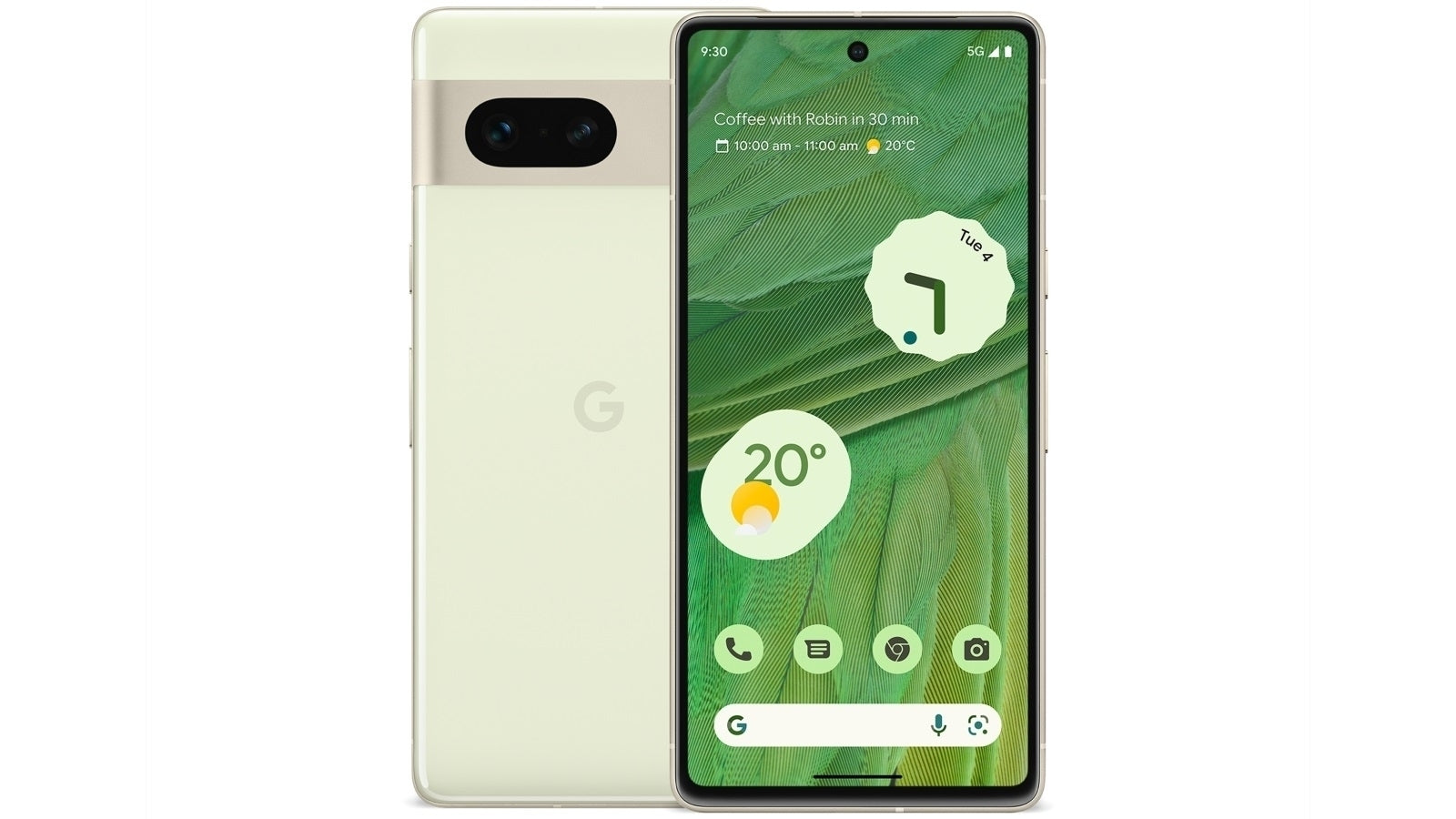 Google Pixel 7 128GB Lemongrass Color - Good Condition (Refurbished)