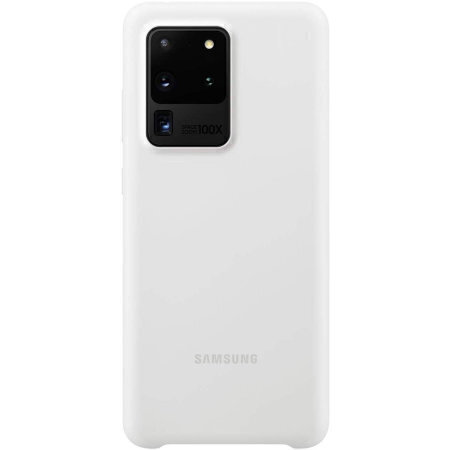 SAMSUNG GALAXY S20 ULTRA SILICONE COVER WHITE