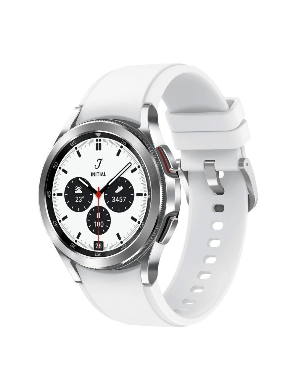 Samsung Galaxy Watch 4 Classic (42MM, Bluetooth) Silver - As New