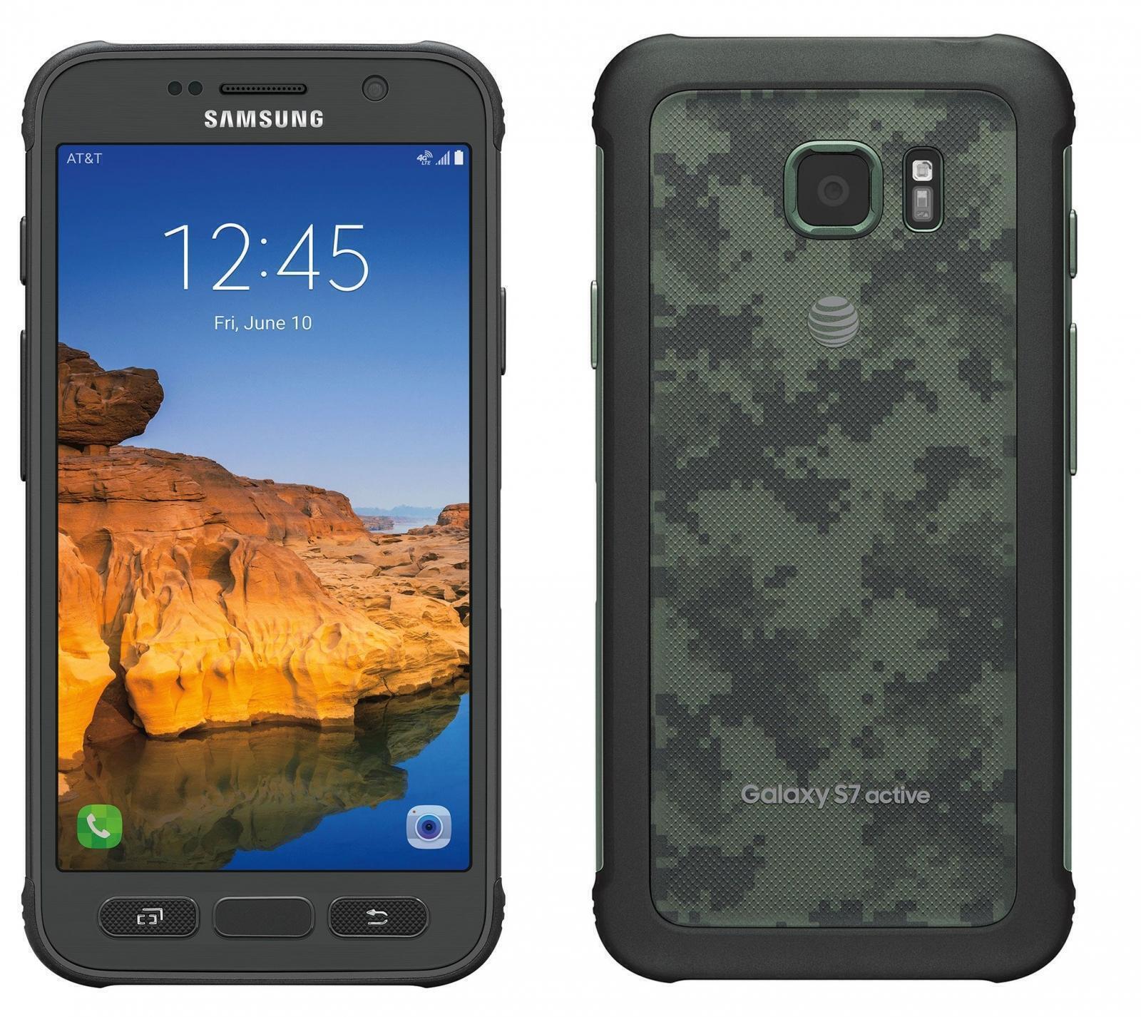 Samsung Galaxy S7 Active 32GB Camo Green - Excellent Condition (Refurbished)