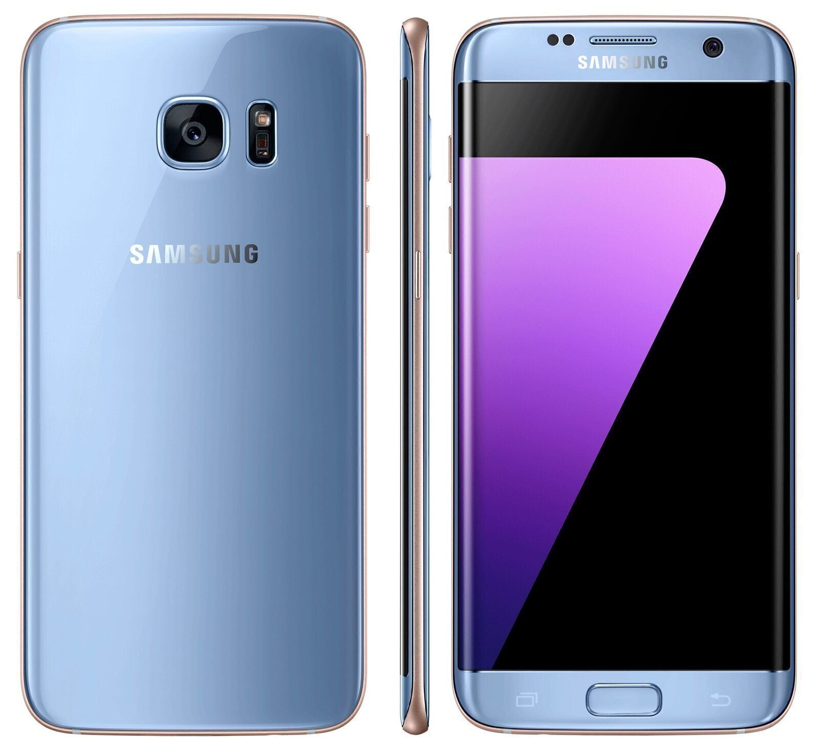 Samsung Galaxy S7 Edge 32GB Blue Coral (G935) - Premium Condition (Refurbished)