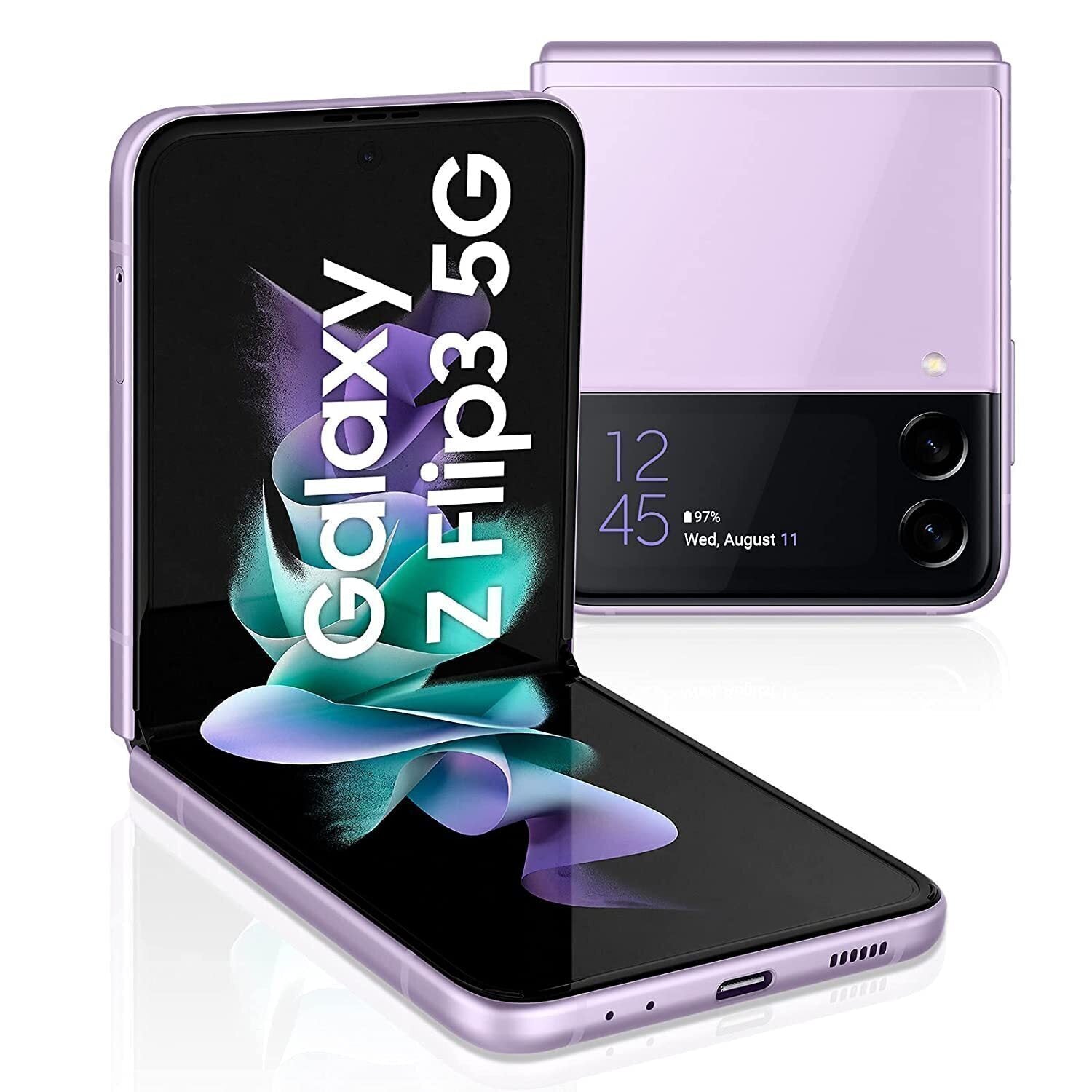 Samsung Galaxy Z Flip 3 5G (F711) 128GB Lavender - Excellent (Refurbished)