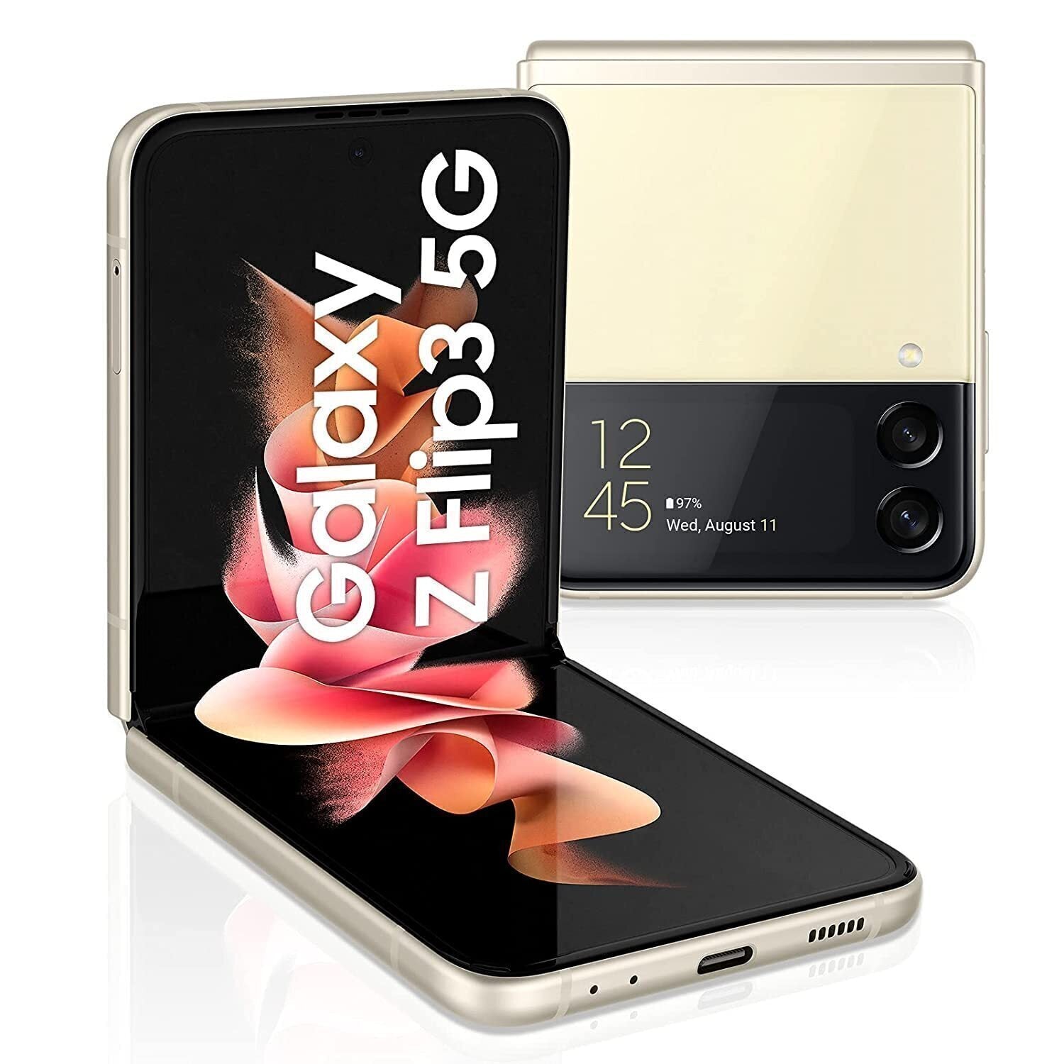 Samsung Galaxy Z Flip 3 5G (F711) 128GB Cream - Premium (Refurbished)