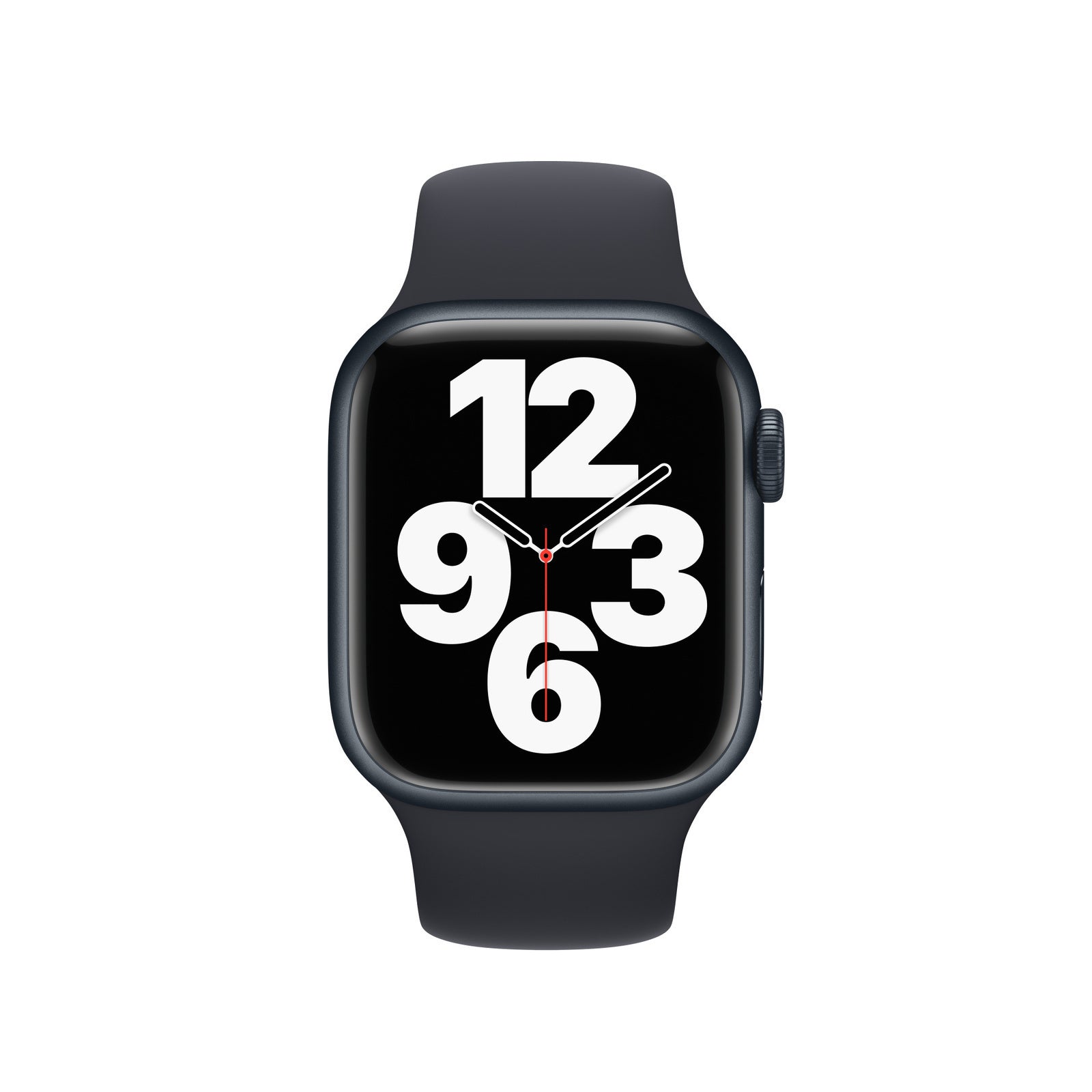 Apple Watch Series 7 (Cellular) 41mm Midnight AL Case Black Band - Premium Grade