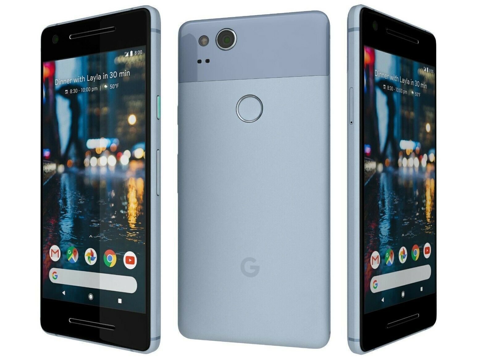 Google Pixel 2 64GB - Kinda Blue - As New Condition (Refurbished)