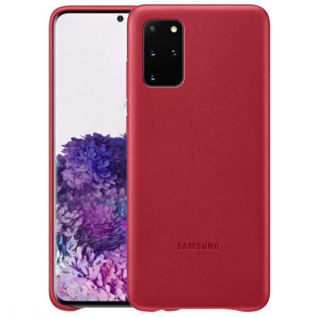 SAMSUNG GALAXY S20+ LEATHER COVER RED