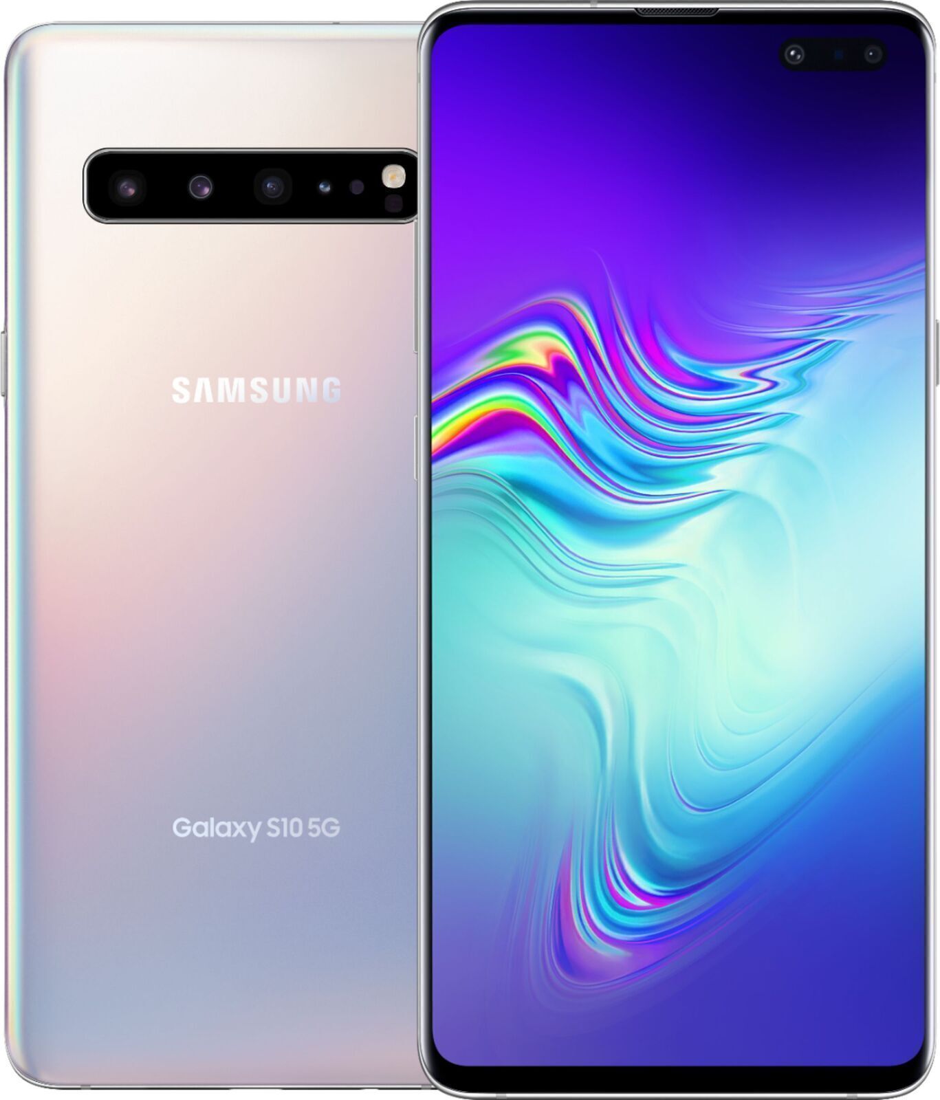 Samsung Galaxy S10 5G (G977) 256GB Crown Silver - As New Condition (Refurbished)