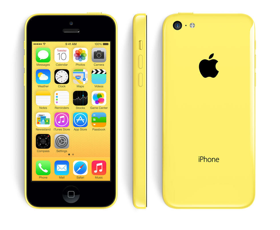 Apple iPhone 5c 16GB Yellow - Excellent Condition (Refurbished)