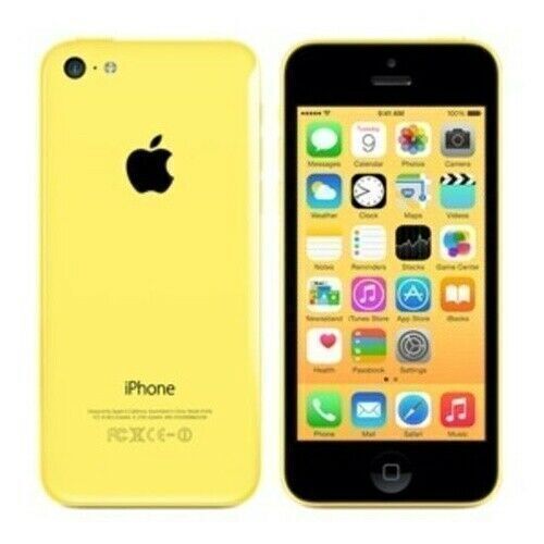 Apple iPhone 5c 32GB Yellow - Excellent Condition (Refurbished)