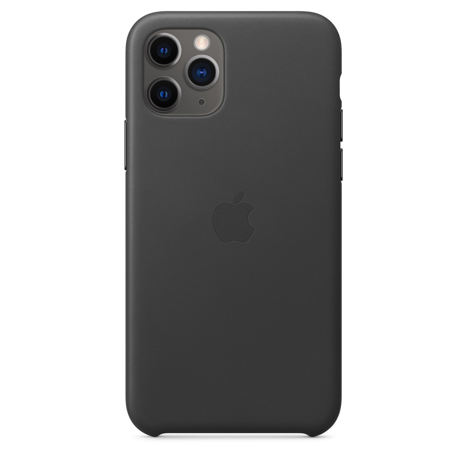 Apple iPhone 11 Pro Max Leather Case - Black