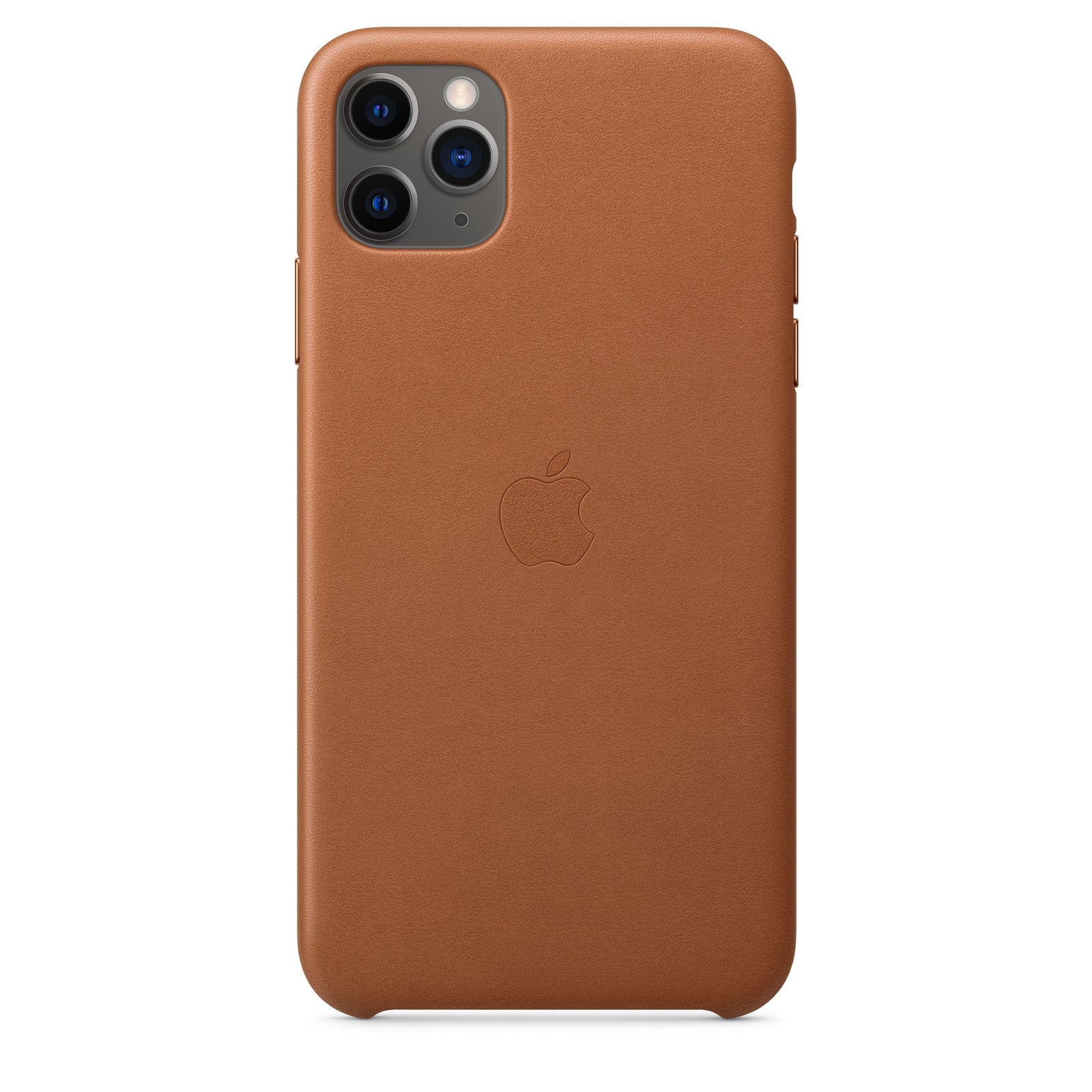 Apple iPhone 11 Pro Max Leather Case - Saddle Brown (Damaged Box)