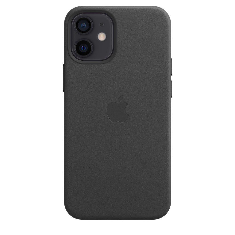 Apple iPhone 12 Mini Leather Case - Black (Damaged Box)