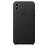 Apple iPhone XS Leather Case - Black (Damaged Box)