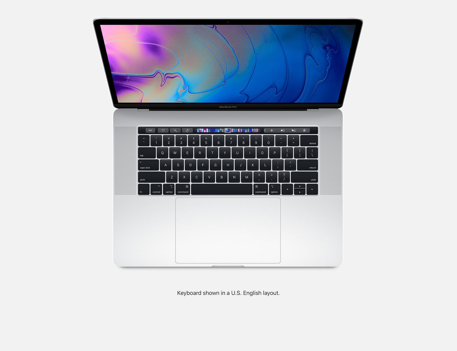 Apple Macbook Pro 15" 2018, i7, 2.2GHz, 16GB, 256GB Silver - Good (Refurbished)