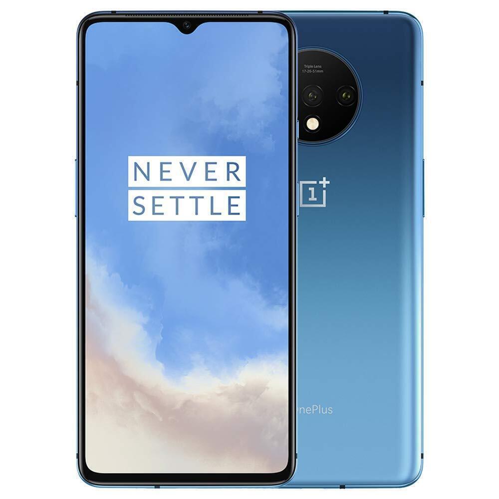 OnePlus 7T Blue, 128GB+8GB RAM - As New Condition (Refurbished)