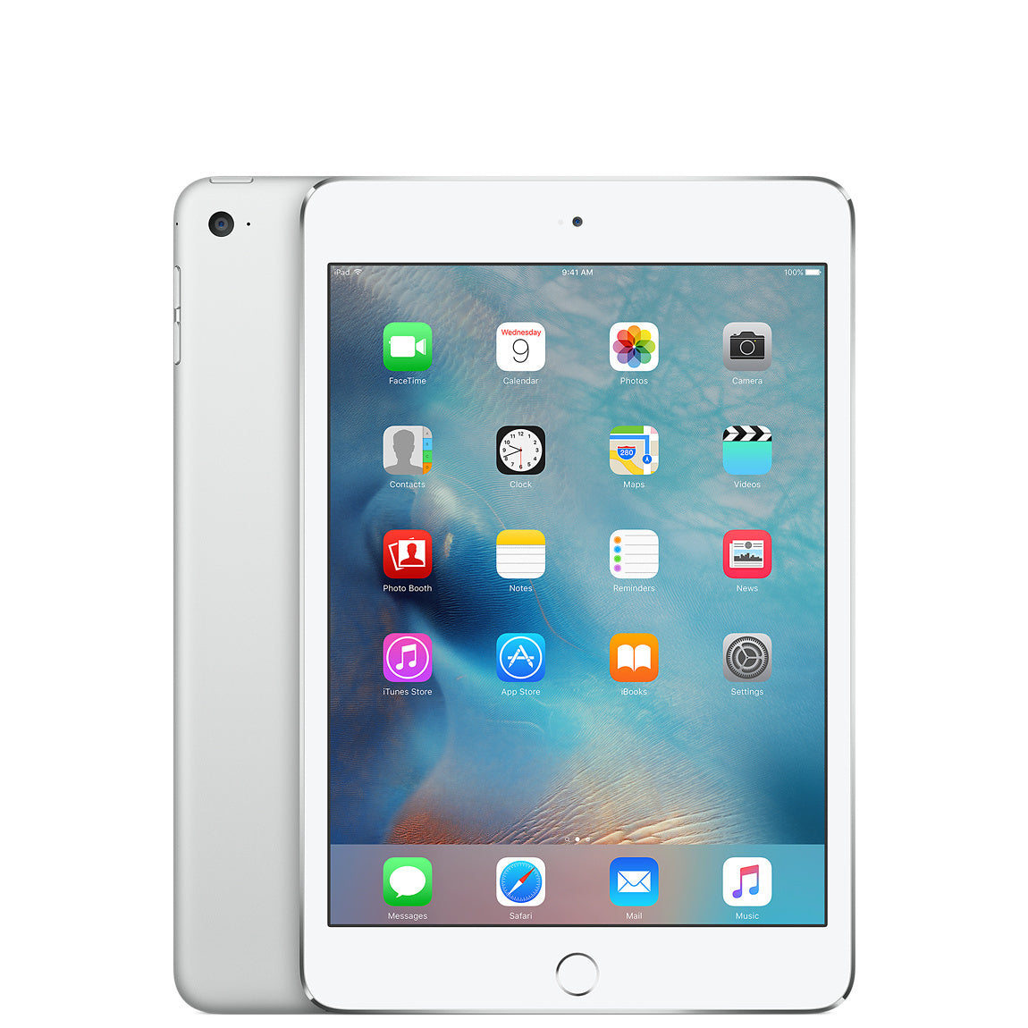 Apple iPad Mini 4 Wi-Fi + Cellular 128GB Silver - Premium (Refurbished)